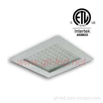 Recessed LED petrol  station light with  ETL CE ROHS listed LED 5 ye